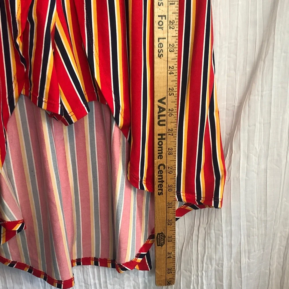 OLD NAVY & 2 HIP girls size L 14 spring summer dresses red striped & navy floral